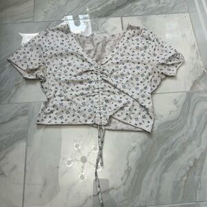 💐 floral crop top💐